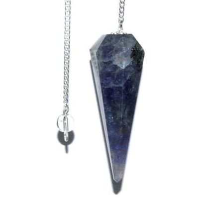 6-Sided Pendulum - Iolite, SKU PEND-70, UPC 6016200397356