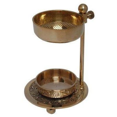 4.5&quot; Adjustable Brass Resin Burner, SKU BCA, UPC 6016200471452