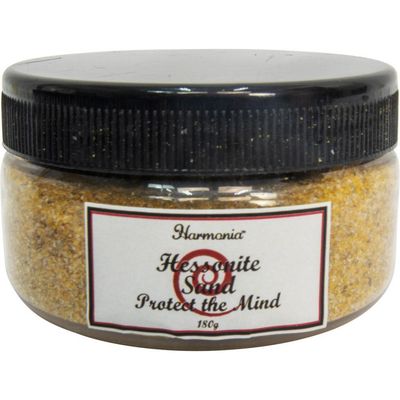 Gemstone Sand Jar 180 gram - Hessonite, SKU KH-62037, UPC 6016004981928