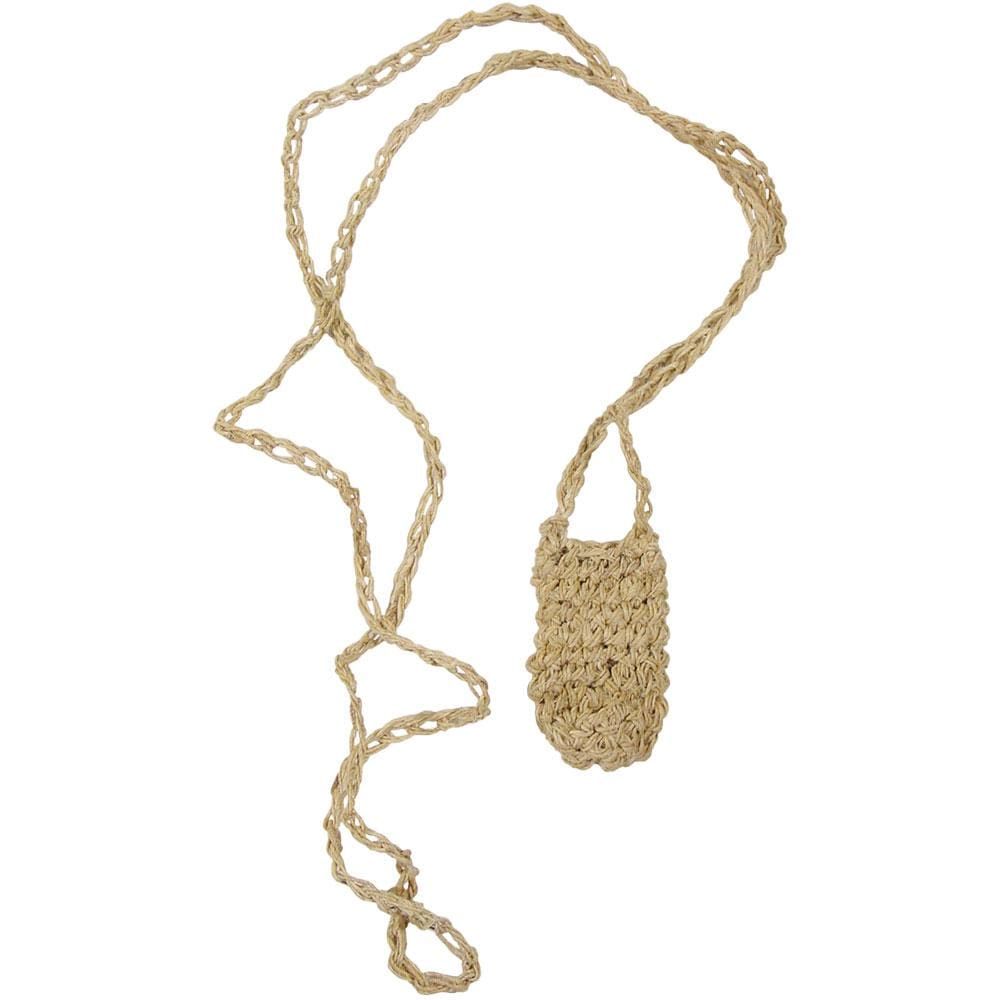 22&quot; Hemp Crystal Pouch - Natural, SKU KH-58019, UPC 6016217135118