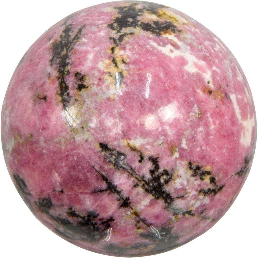 40 mm Gemstone Sphere - Rhodonite, SKU KH-17688, UPC 6016201568557