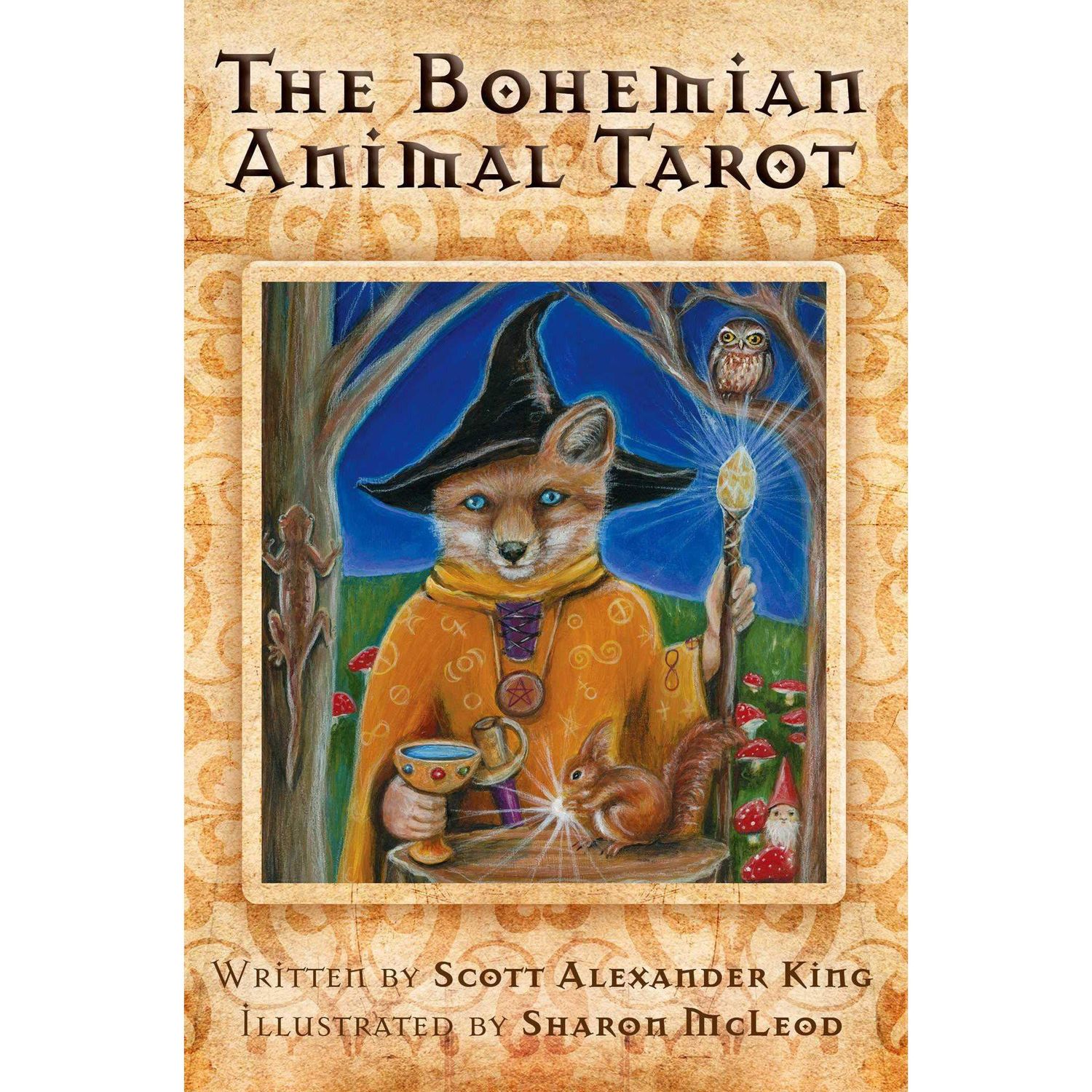 The Bohemian Animal Tarot by Scott-Alexander King, Sharon Mcleod, SKU RP-211, UPC 6016213532591