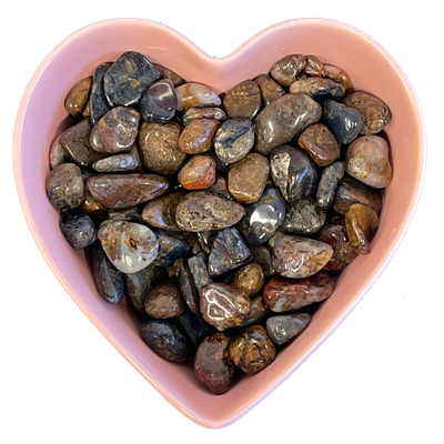 Pietersite Tumbled Stone Natural Gemstone - One Stone, SKU TR-165, UPC 6016005324366
