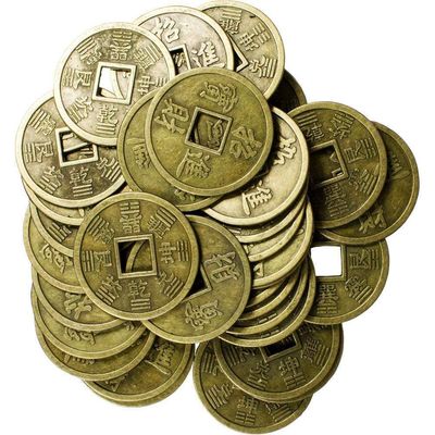 Chinese Feng Shui Coins - Large 42 mm (Pack of 25), SKU KH-35208, UPC 6016200181184