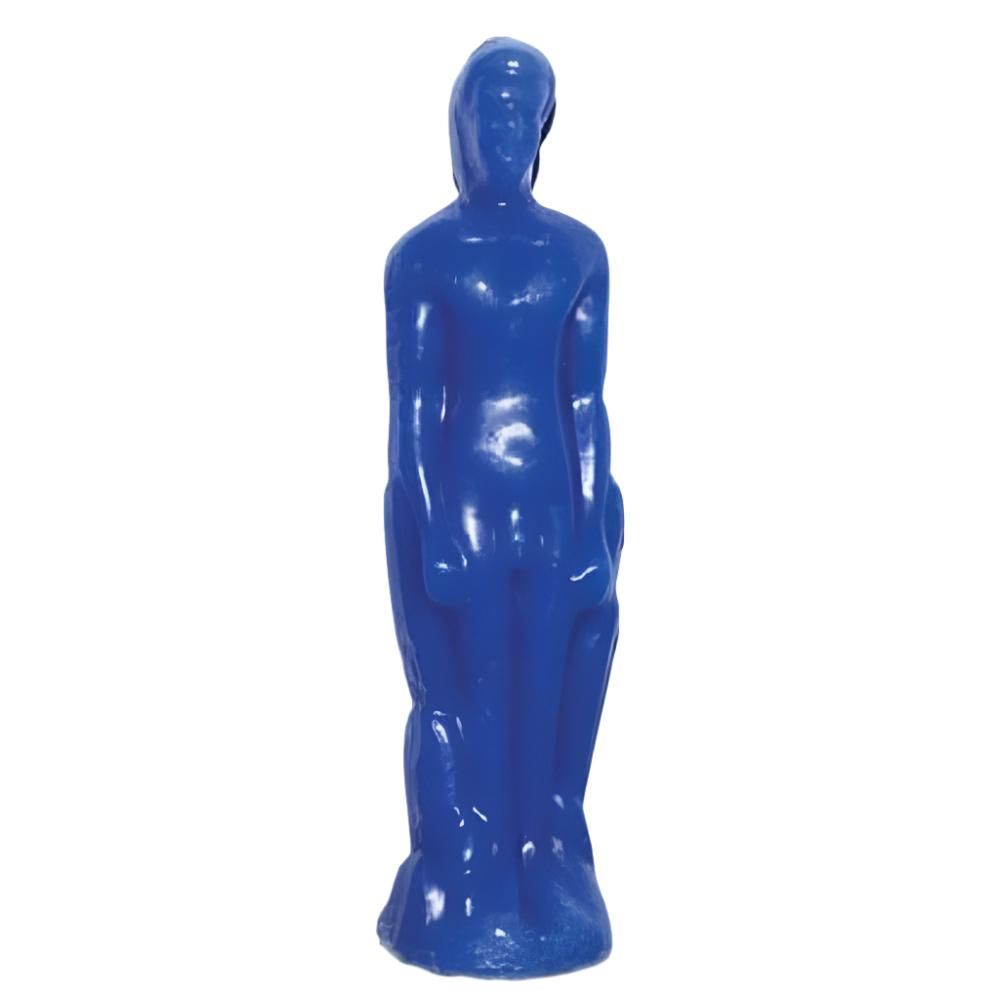 8&quot; Male Candle - Blue, SKU RM-10927, UPC 6016208817894