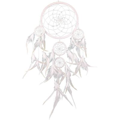 8.5&quot; Dream Catcher - White Angel, SKU KH-30073, UPC 6016215729753