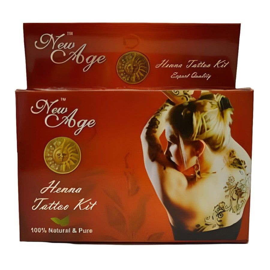 Henna Tattoo Kit, SKU K04-NATK, UPC 6016200629679