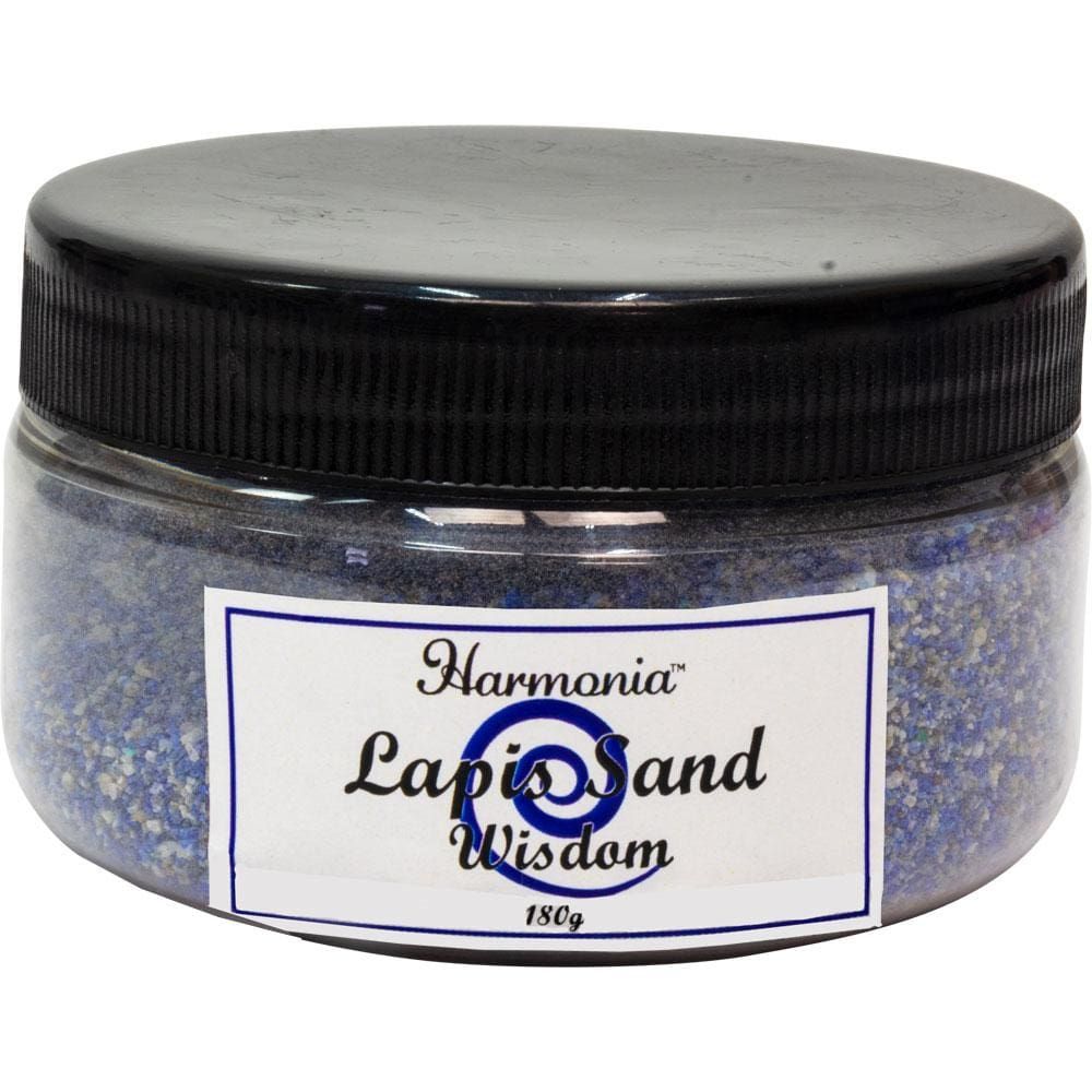 Gemstone Sand Jar 180 gram - Lapis, SKU KH-62017, UPC 6016201470492