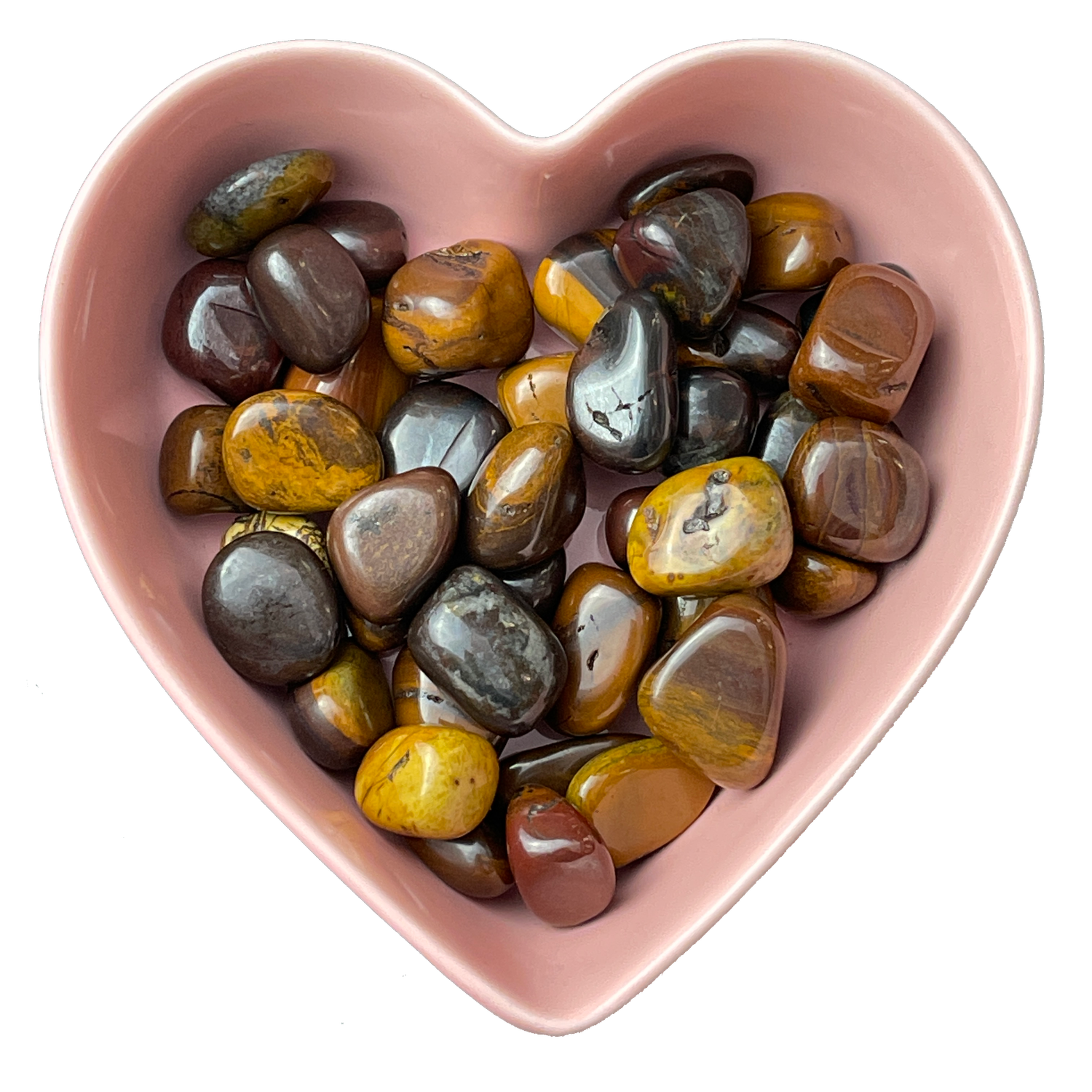 Desert Sunset Jasper Tumbled Stone Natural Gemstone - One Stone, SKU TR-451, UPC 6016215922932