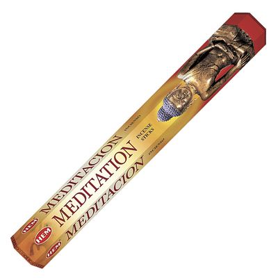 Meditation HEM Incense Stick 20 Pack, SKU ME20, UPC 6016212582566
