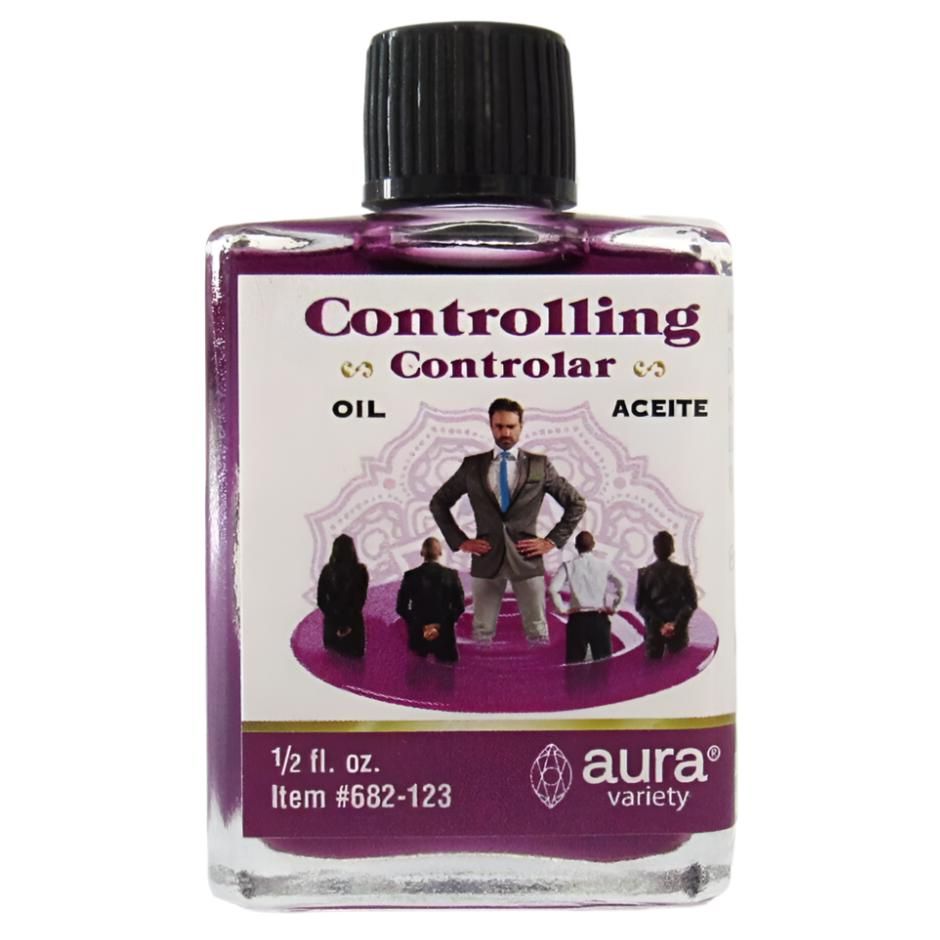 1/2 oz Aura Spiritual Oil - Controlling (Controlar), SKU RM-682124, UPC 6016201538505
