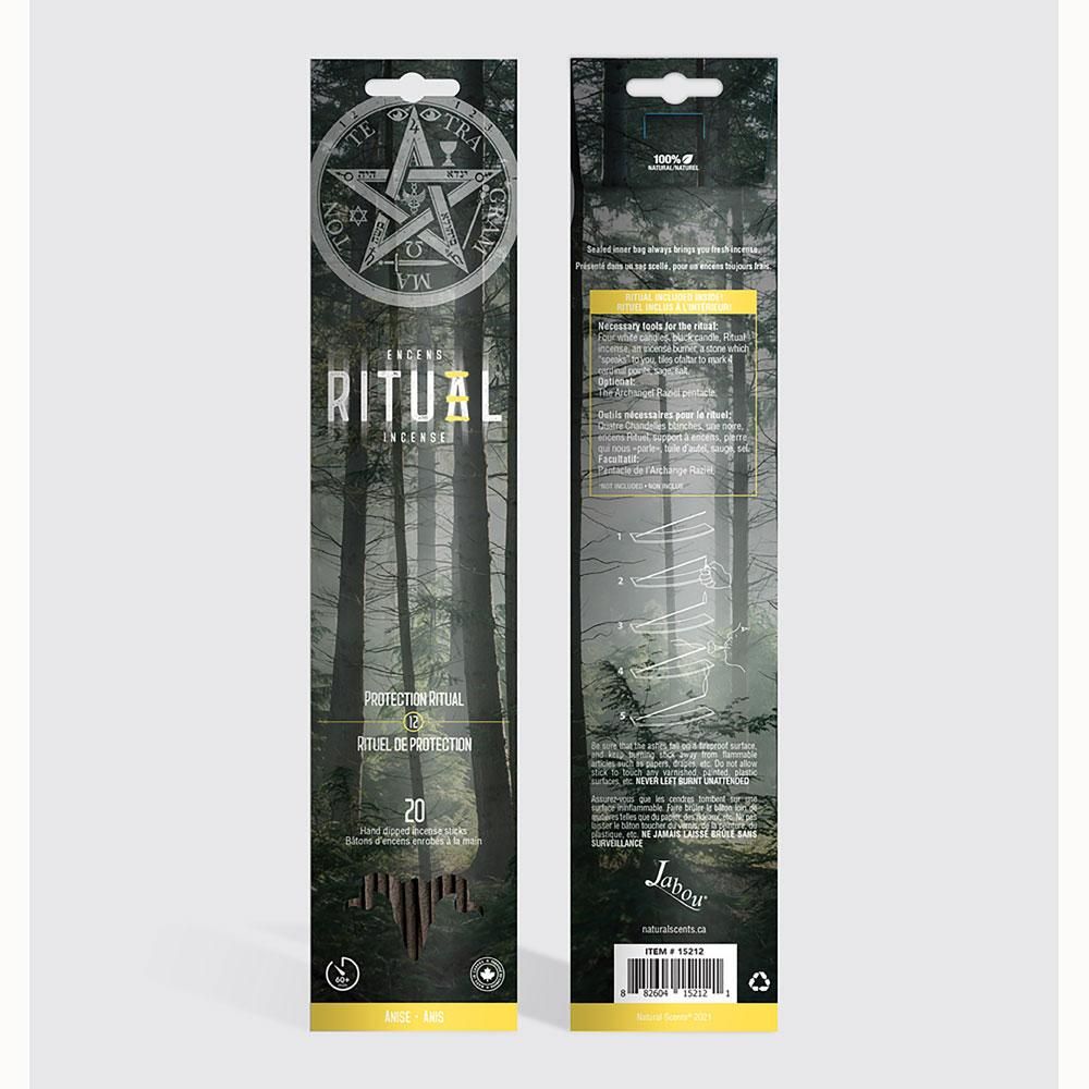 Ritual Incense 20 Sticks - Protection, SKU KH-IN-72523, UPC 6016000494460