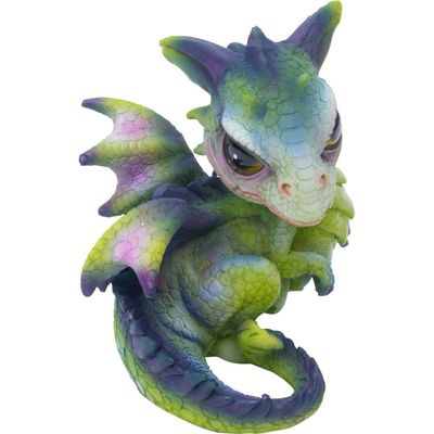 5.25&quot; Polyresin Baby Dragon Figurine - Watching, SKU KH-33460, UPC 6016206779767