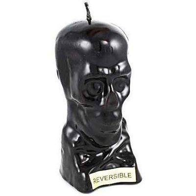 5.5&quot; Skull with Neck Candle - Reversible, SKU RM-10956, UPC 6016203437462