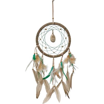25&quot; Dream Catcher - Natural River Stone - Tree of Life, SKU KH-30244, UPC 6016205757780