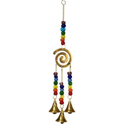 Hanging Bells Chakra Spiral, SKU 7526, UPC 6016215385393