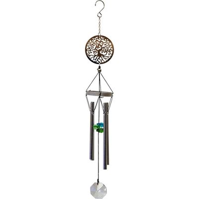11.25&quot; Sun Chime - Tree of Life, SKU KH-30207, UPC 6016210173124