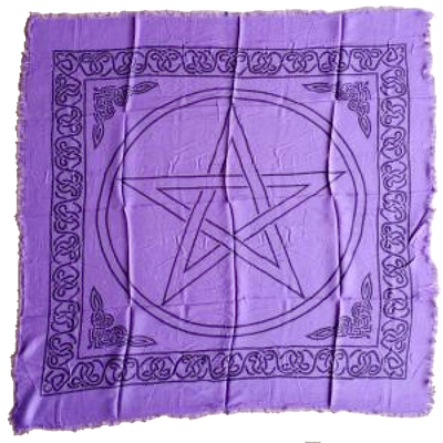 36&quot; Satin Altar Cloth - Pentagram, SKU SC81, UPC 6016205163178