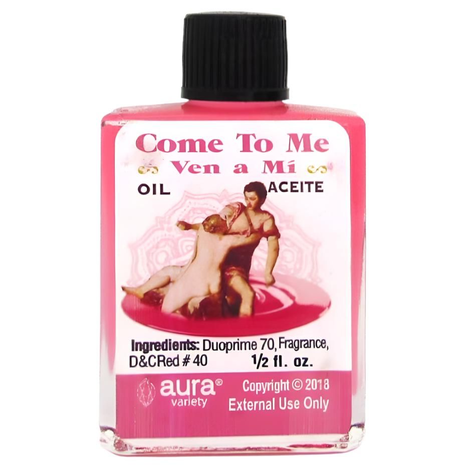 1/2 oz Aura Spiritual Oil - Come To Me (Ven a Mi), SKU RM-682113, UPC 6016205476483