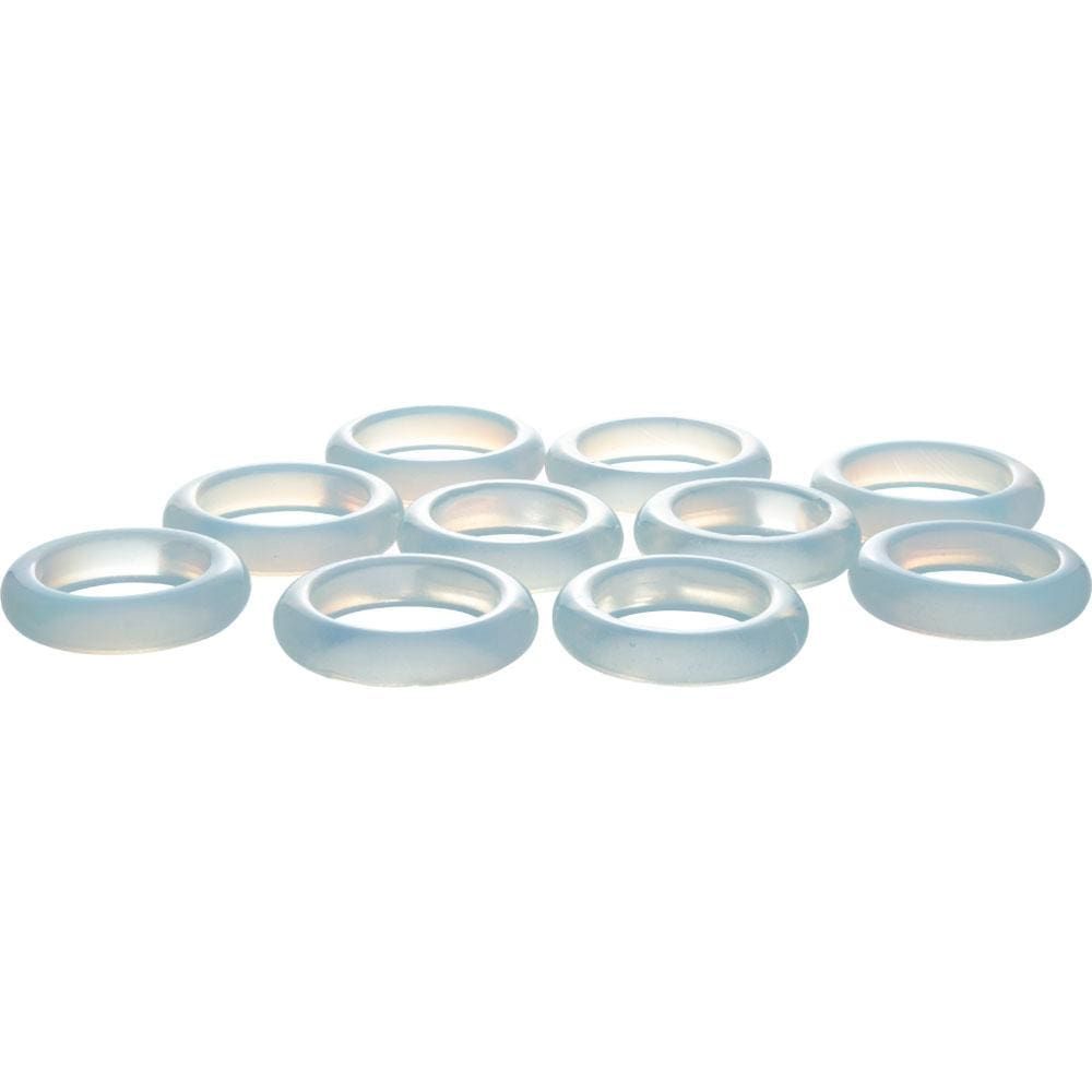 Gemstone Rings - Opalite (Pack of 25), SKU KH-95356, UPC 6016202474406