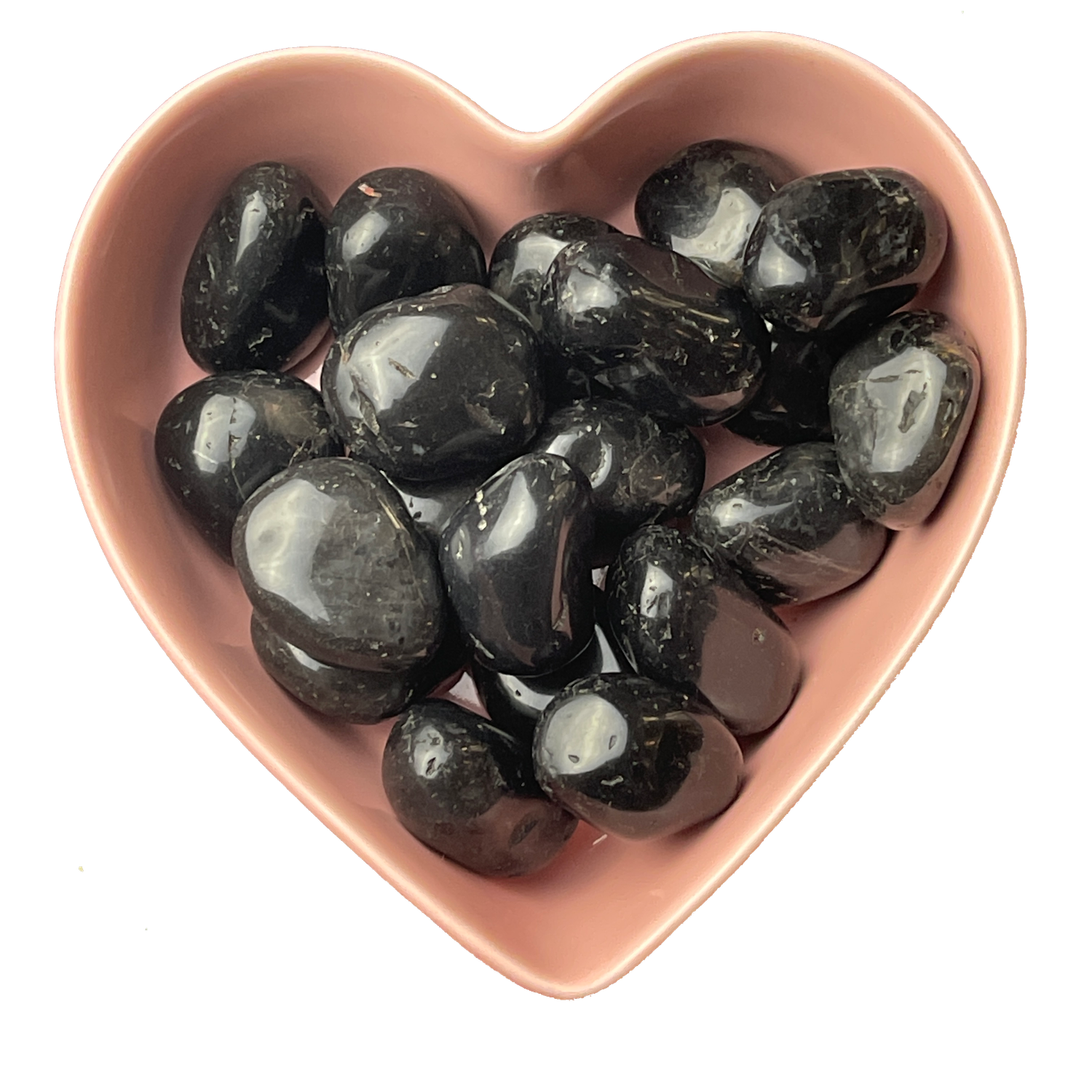 Black Onyx Tumbled Stone Natural Gemstone - One Stone, SKU TR-495, UPC 6016203531528