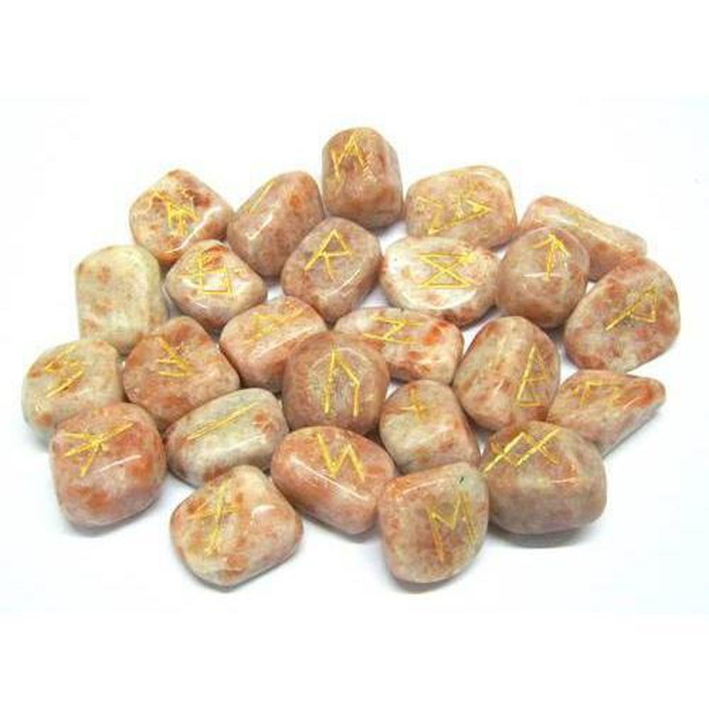 Gemstone Rune Set - Sunstone, SKU Rune-SS, UPC 6016233929944