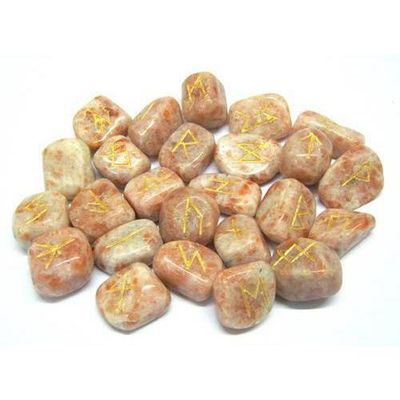 Gemstone Rune Set - Sunstone, SKU Rune-SS, UPC 6016233929944
