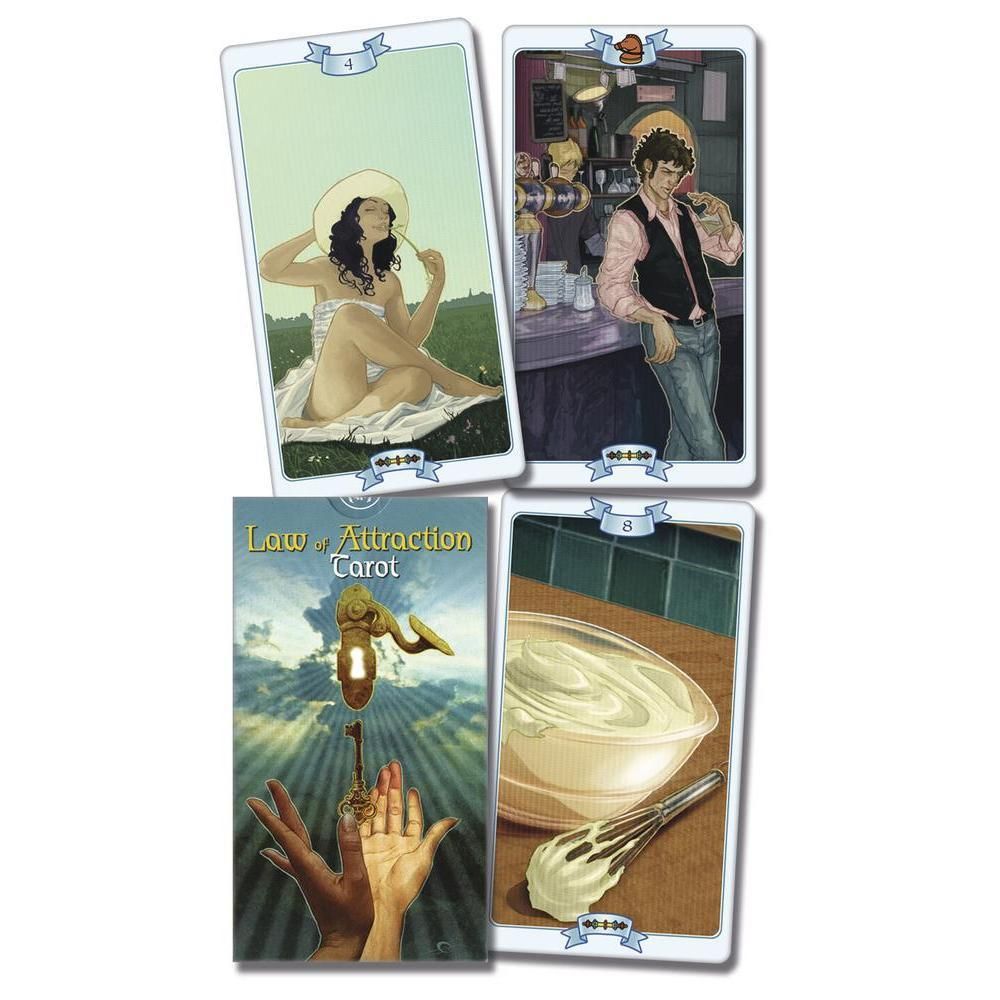 Law of Attraction Tarot Deck by Lo Scarabeo, SKU LW1222, UPC 6016211490428