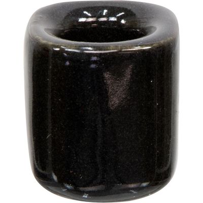 Ceramic Chime Candle Holder - Black, SKU KH-03598-D5, UPC 700317022053
