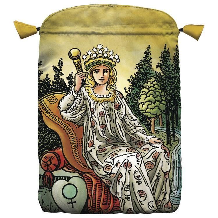 Radiant Wise Spirit Satin Tarot Bag by Pamela Colman Smith, SKU LW869, UPC