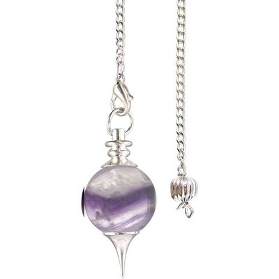 Pendulum Sephoroton - Fluorite, SKU KH-61329, UPC 6016202820869