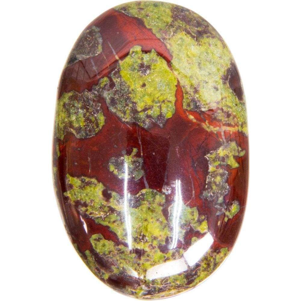 1.75&quot; Palm Stone - Dragon Blood Jasper, SKU KH-62396, UPC 6016200282263