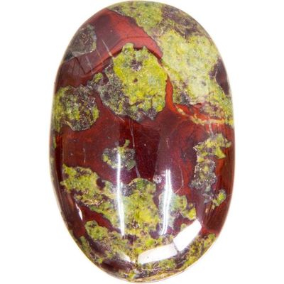 1.75&quot; Palm Stone - Dragon Blood Jasper, SKU KH-62396, UPC 6016200282263