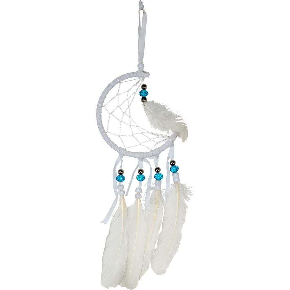 3&quot; Dream Catcher - White Moon, SKU KH-30094, UPC 6016206542590