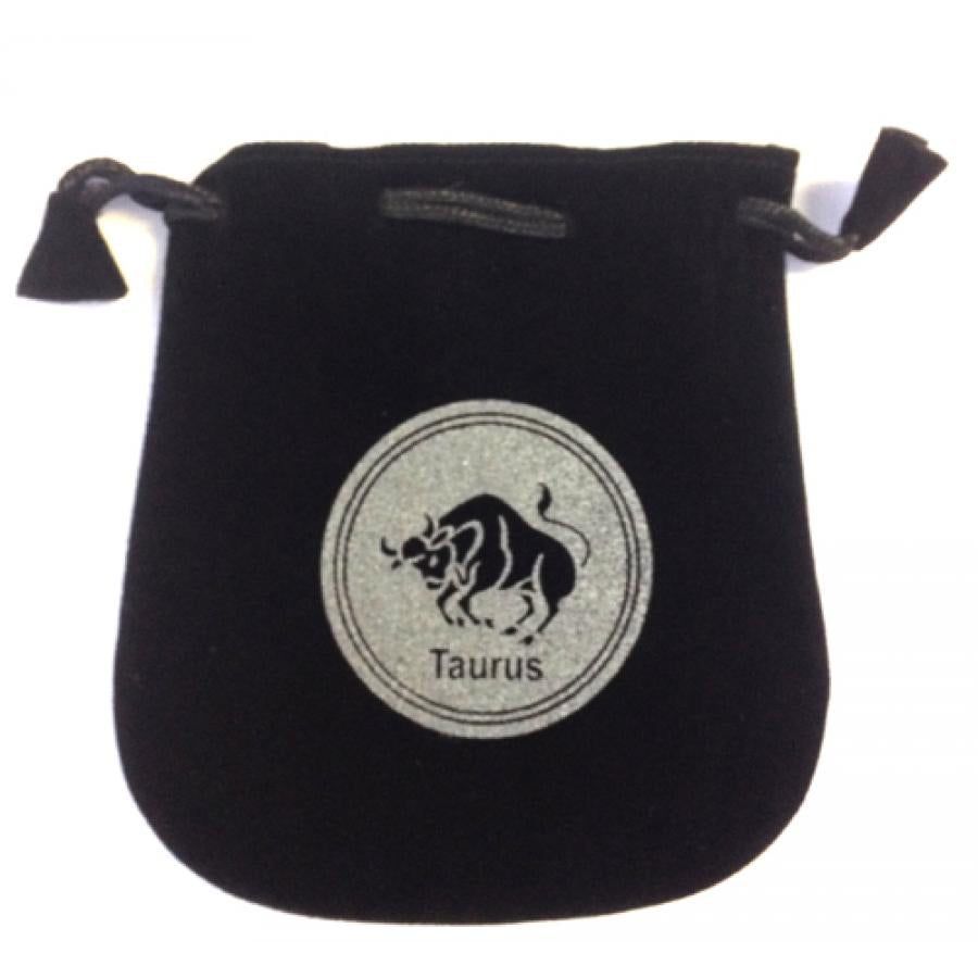 5&quot; Astrology Sign Velvet Bag - Taurus, SKU VZ-TA, UPC 6016014234212