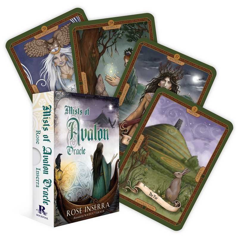 Mists of Avalon Oracle Deck by Rose Inserra, Nadia Turner, SKU RP-122, UPC 6016001948924