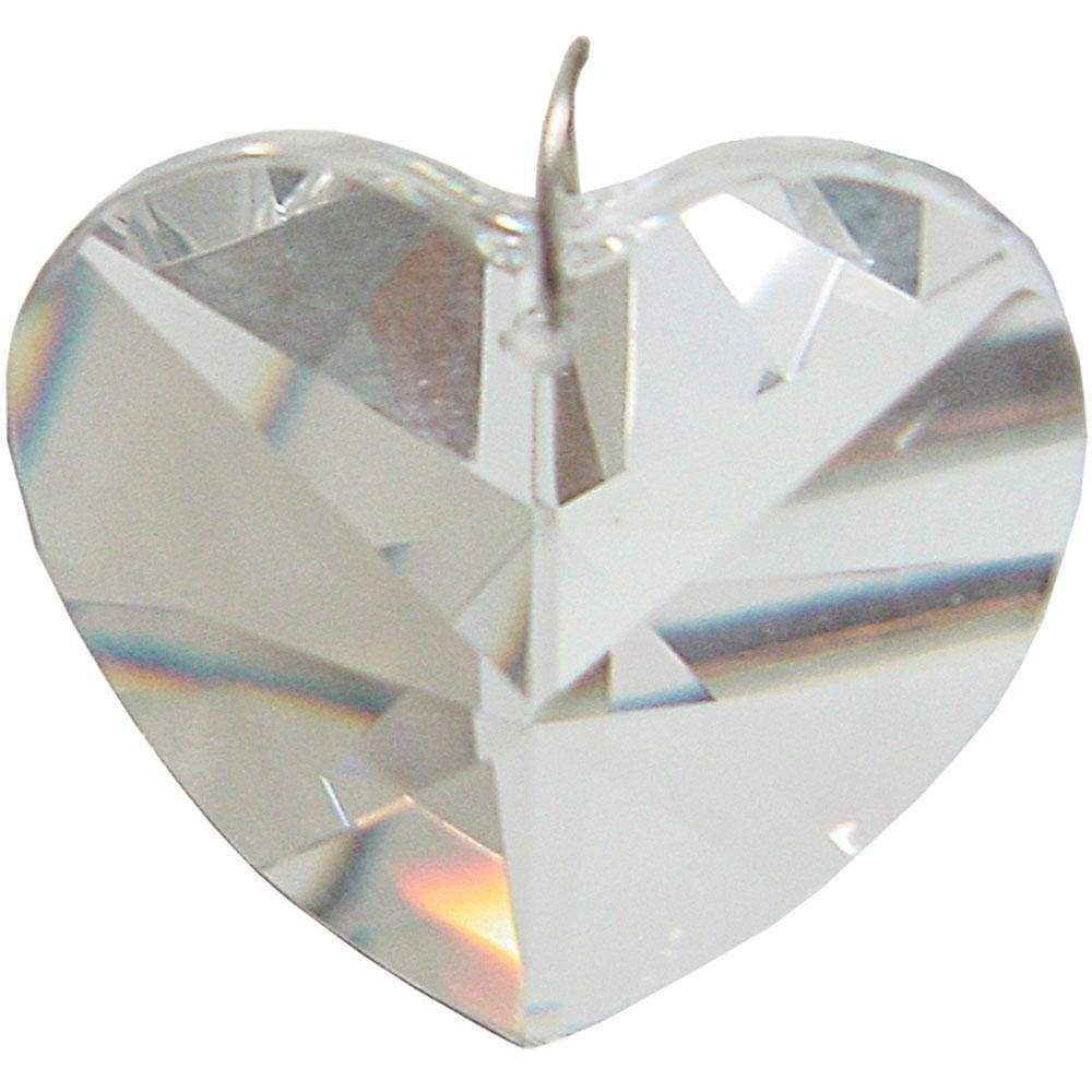 40 mm Prism Crystal - Heart CL, SKU KH-62504, UPC 6016230719746