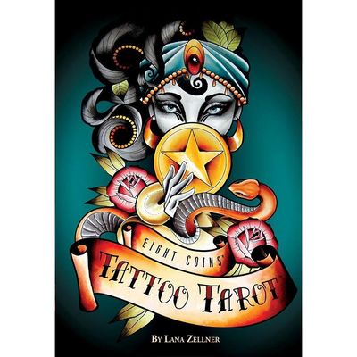 Eight Coins Tattoo Tarot by Lana Zellner, SKU UG-ECTT82, UPC 6016208779789