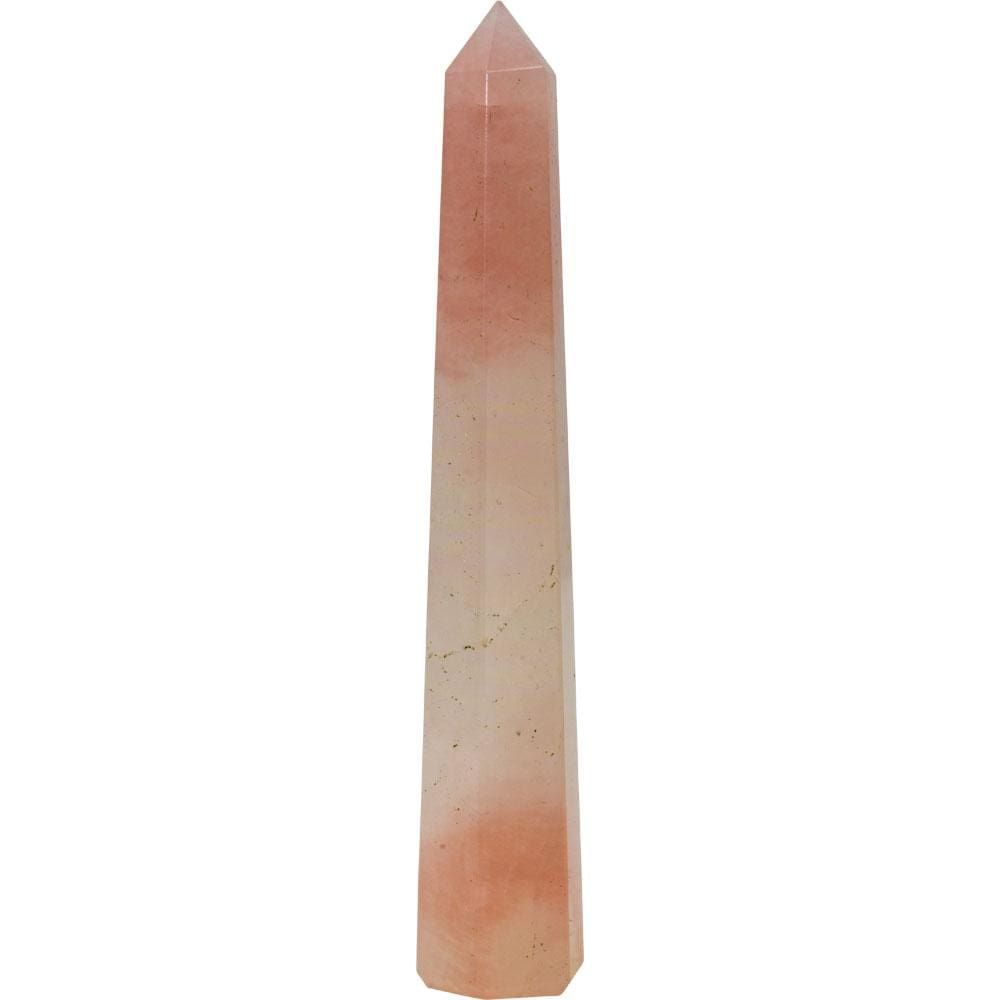 3-4&quot; Gemstone Obelisk - Rose Quartz, SKU KH-76180, UPC 6016209121105