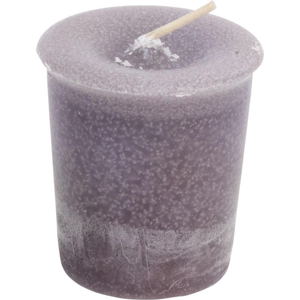 Power Herbal Reiki Charged Votive Candle - Gray, SKU KH-81515-D18, UPC 6016203673624