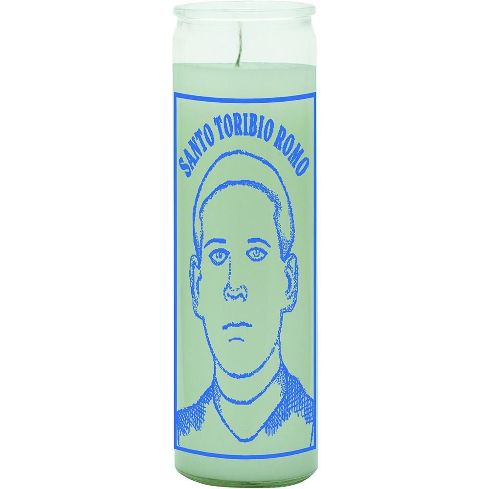 7 Day Glass Candle St. Toribio - White, SKU WP-575-902, UPC 6016209819866