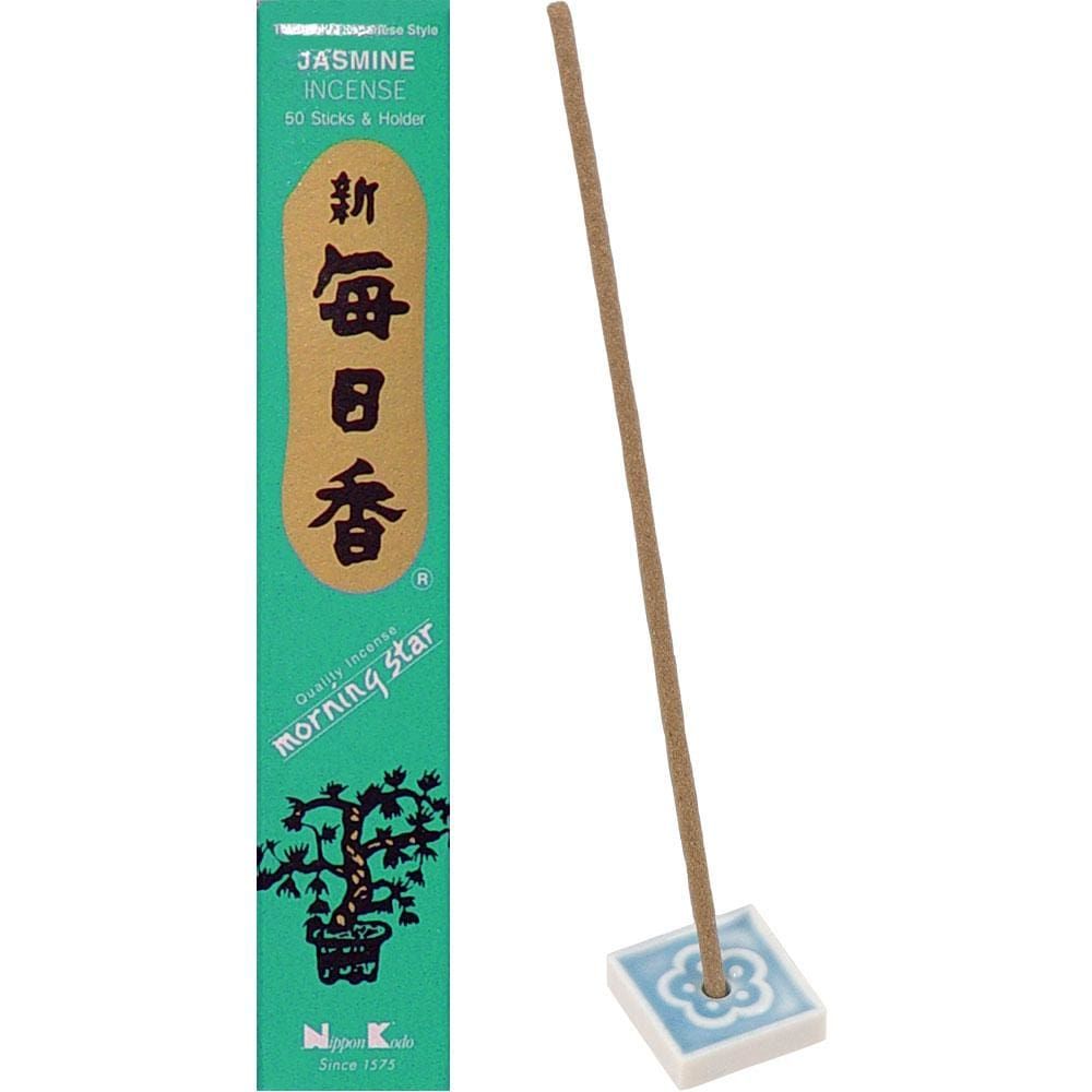 Morning Star Incense 50 Sticks - Jasmine (Box of 12 Packs), SKU KH-72706, UPC 6016224835872