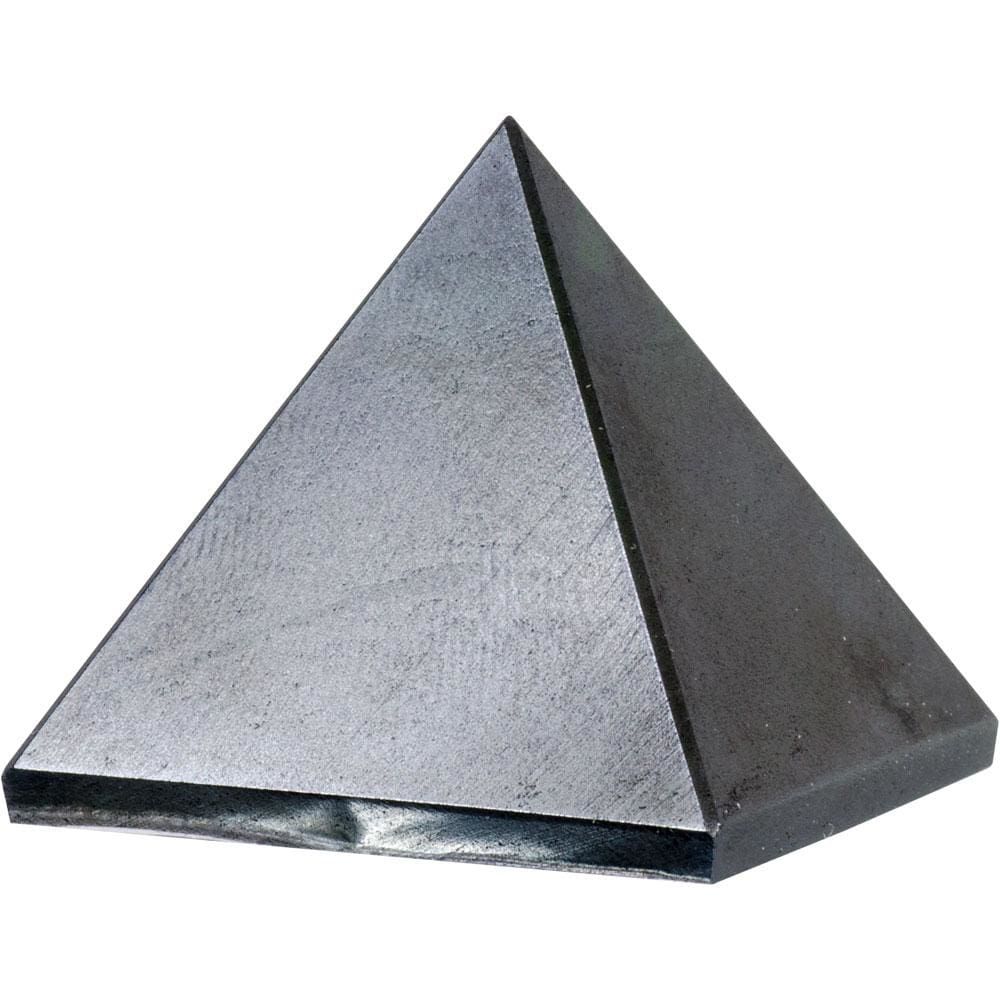 25-35 mm Gemstone Pyramid - Hematite, SKU KH-63202, UPC 6016200431470