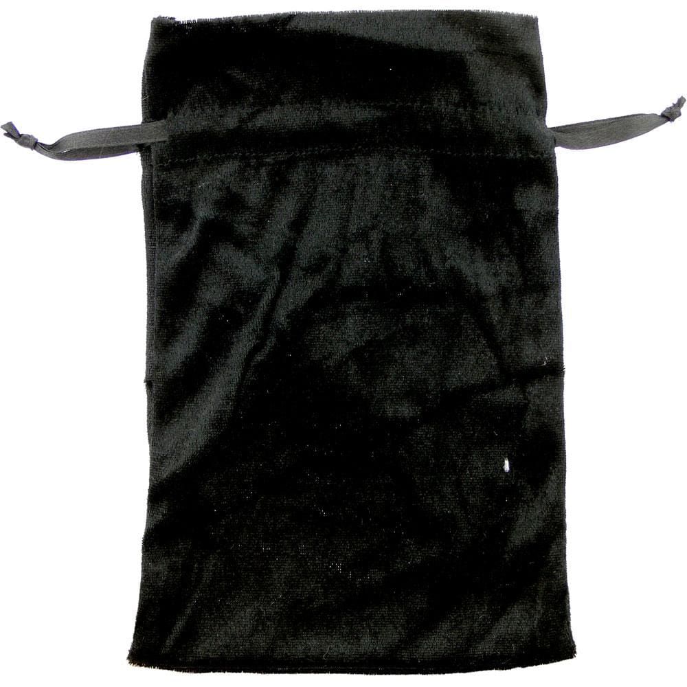 4&quot; x 6&quot; Premium Unlined Velvet Bag - Black, SKU KH-60053, UPC 6016202685673