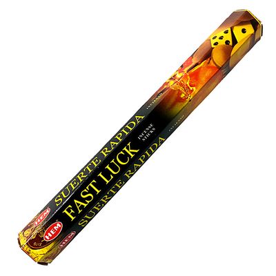 Fast Luck HEM Incense Stick 20 Pack, SKU FL20, UPC 6016208056071