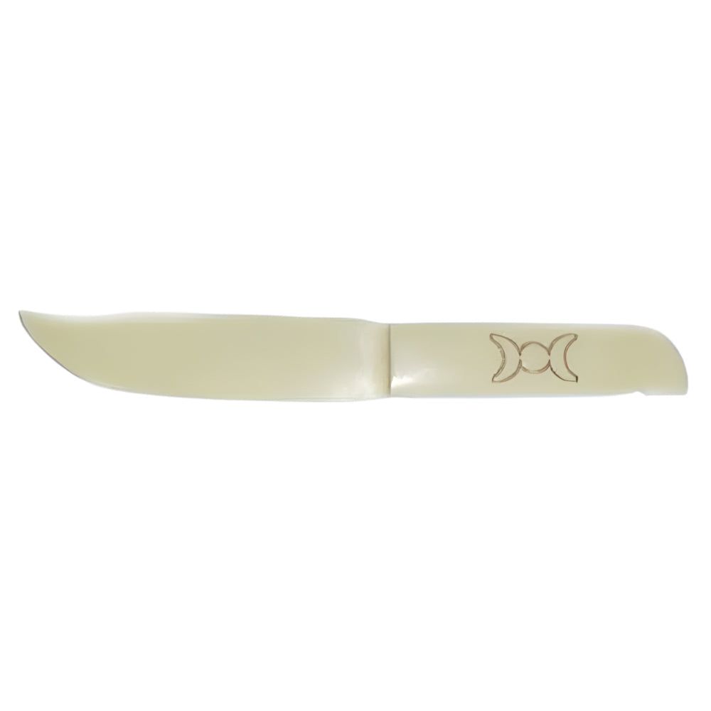 9&quot; Triple Moon Acrylic Athame, SKU ATM2-T, UPC 6016204286250