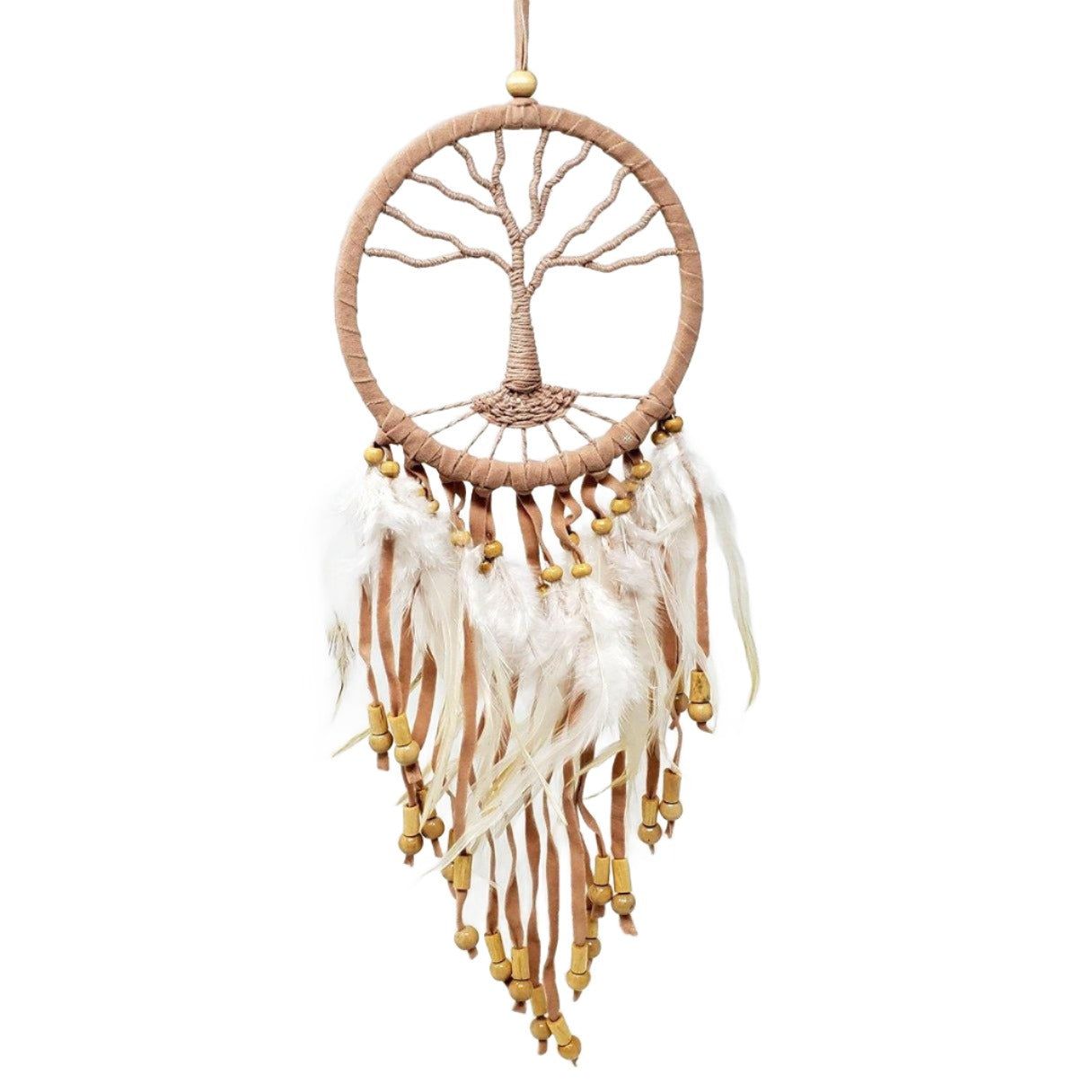 5&quot; Dream Catcher - Tree of Life Suede, SKU DC78, UPC 6016215094097