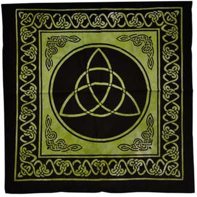 18&quot; x 18&quot; Triquetra Green Tote Bag, SKU SC74-CG, UPC 6016003356338