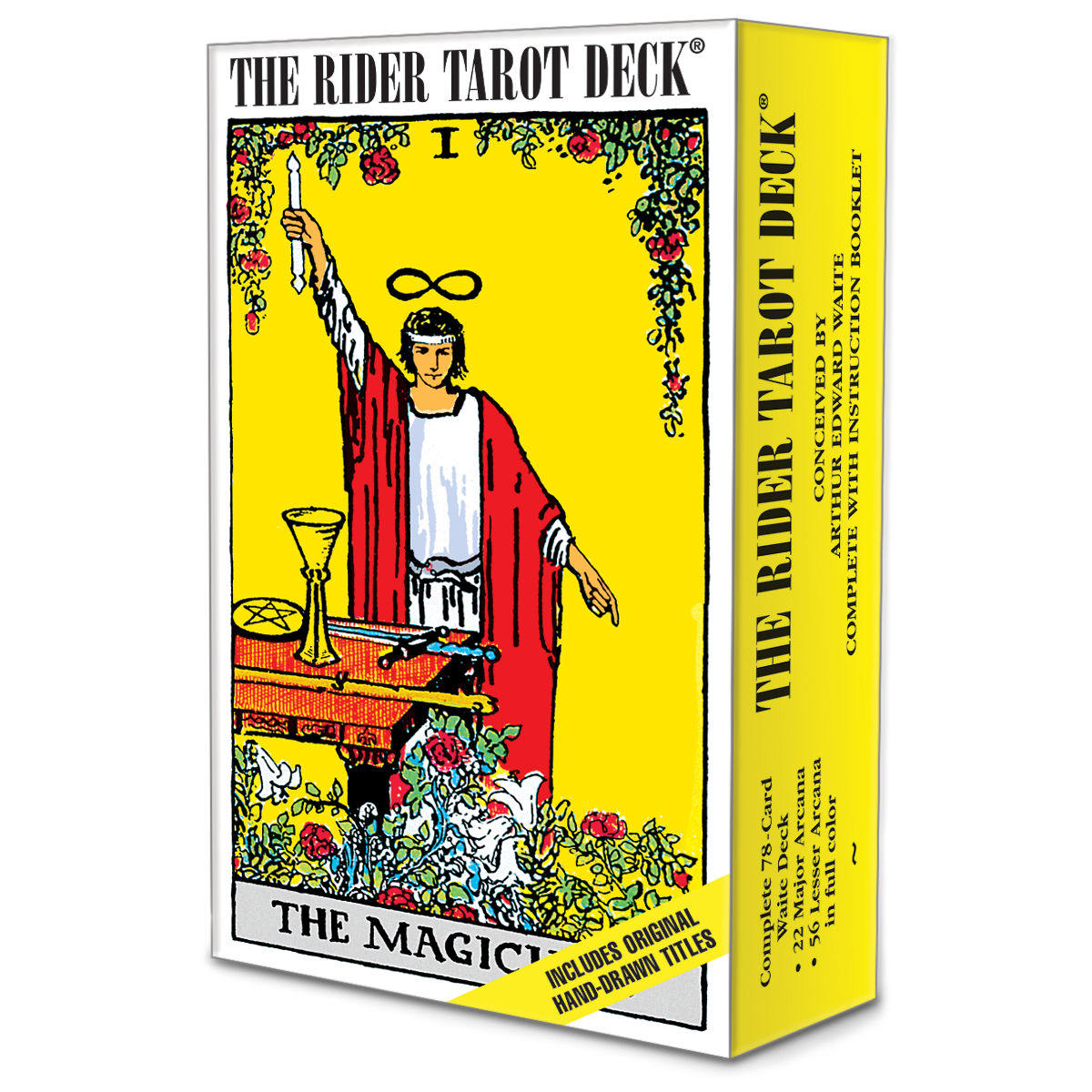 Rider-Waite Tarot Deck by Pamela Colman Smith, SKU UG-WR78, UPC 6016212447414