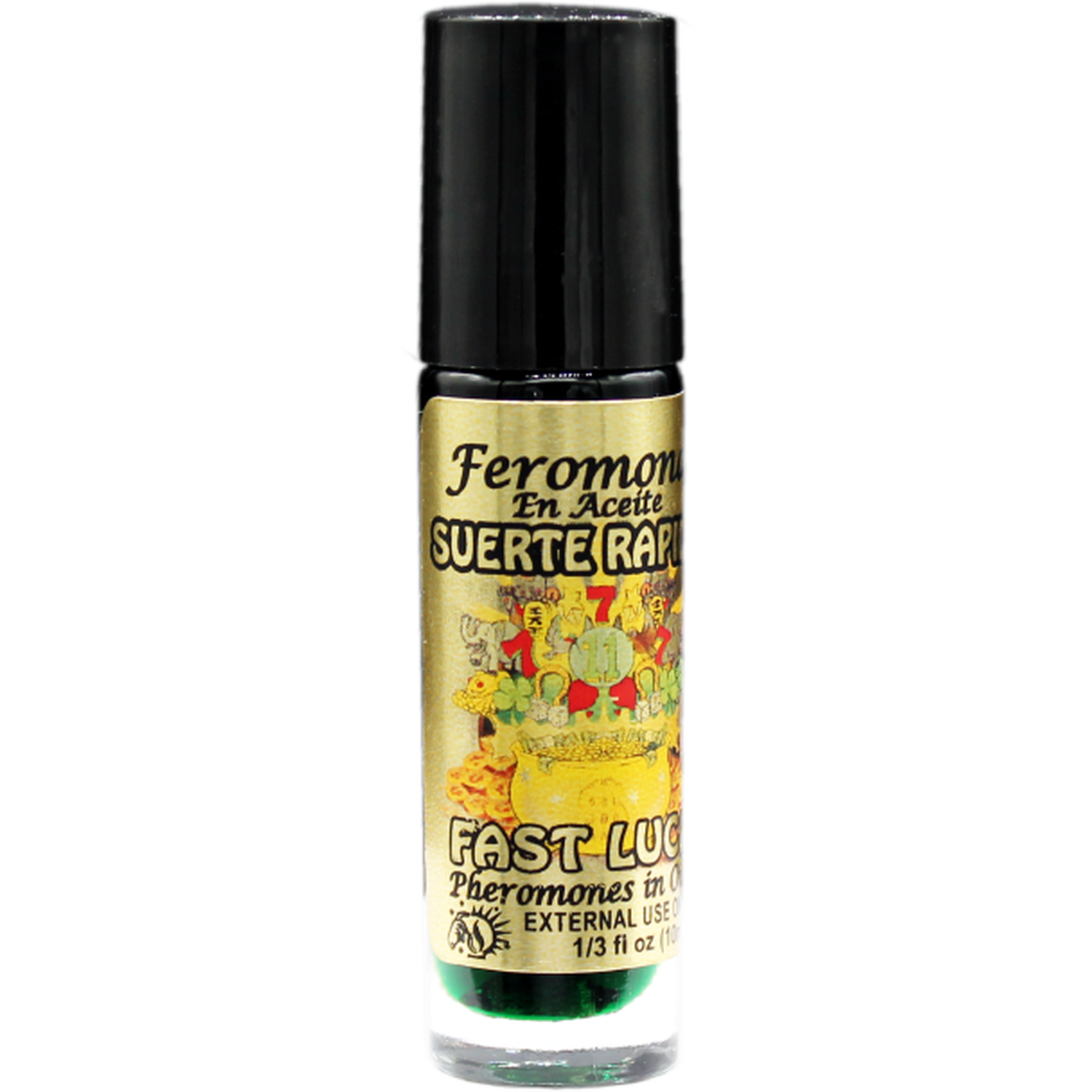 1/3 oz Roll On Pheromones - Fast Luck (Suerte Rapida), SKU RM-1190167, UPC 6016209699673